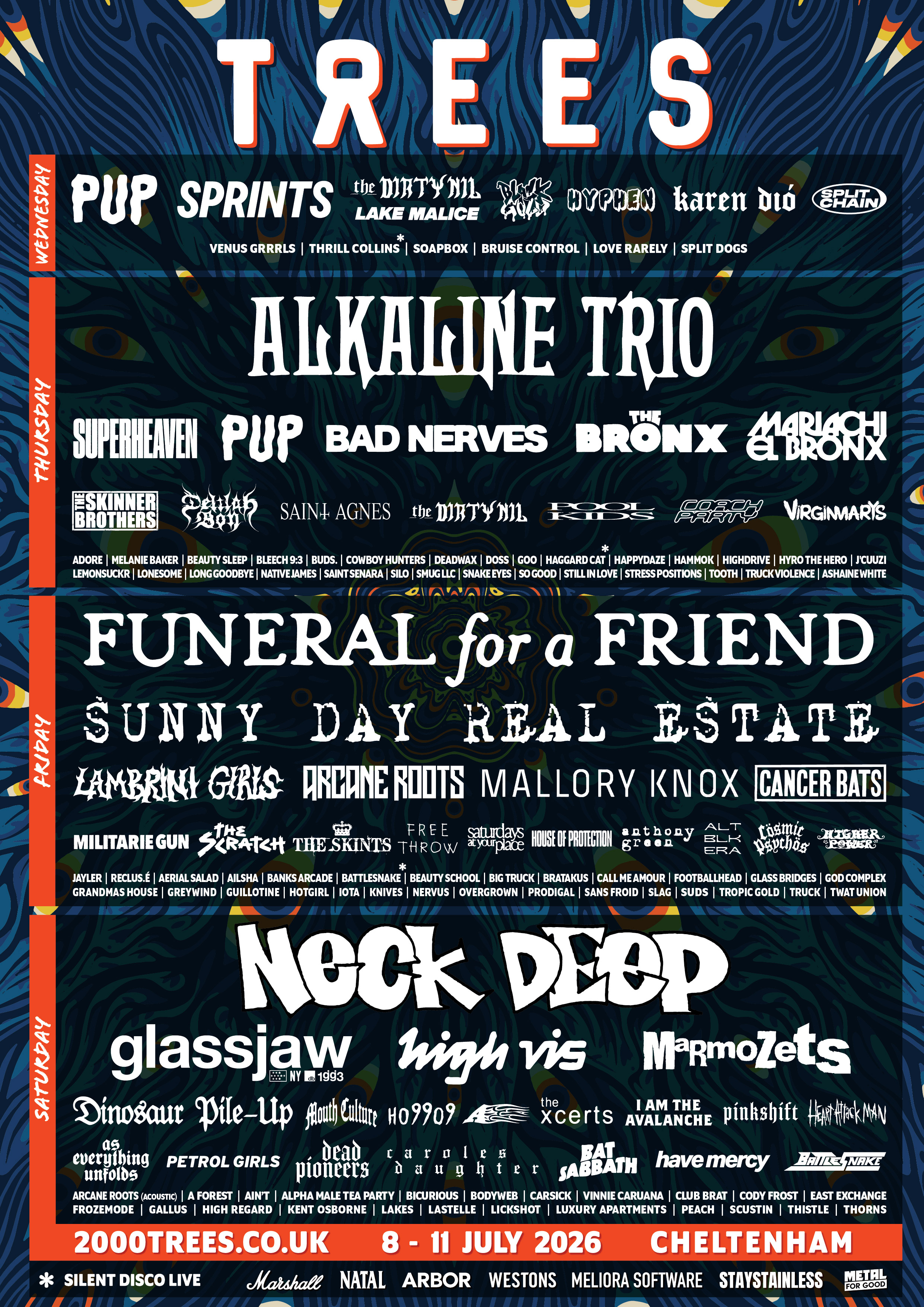 line up poster