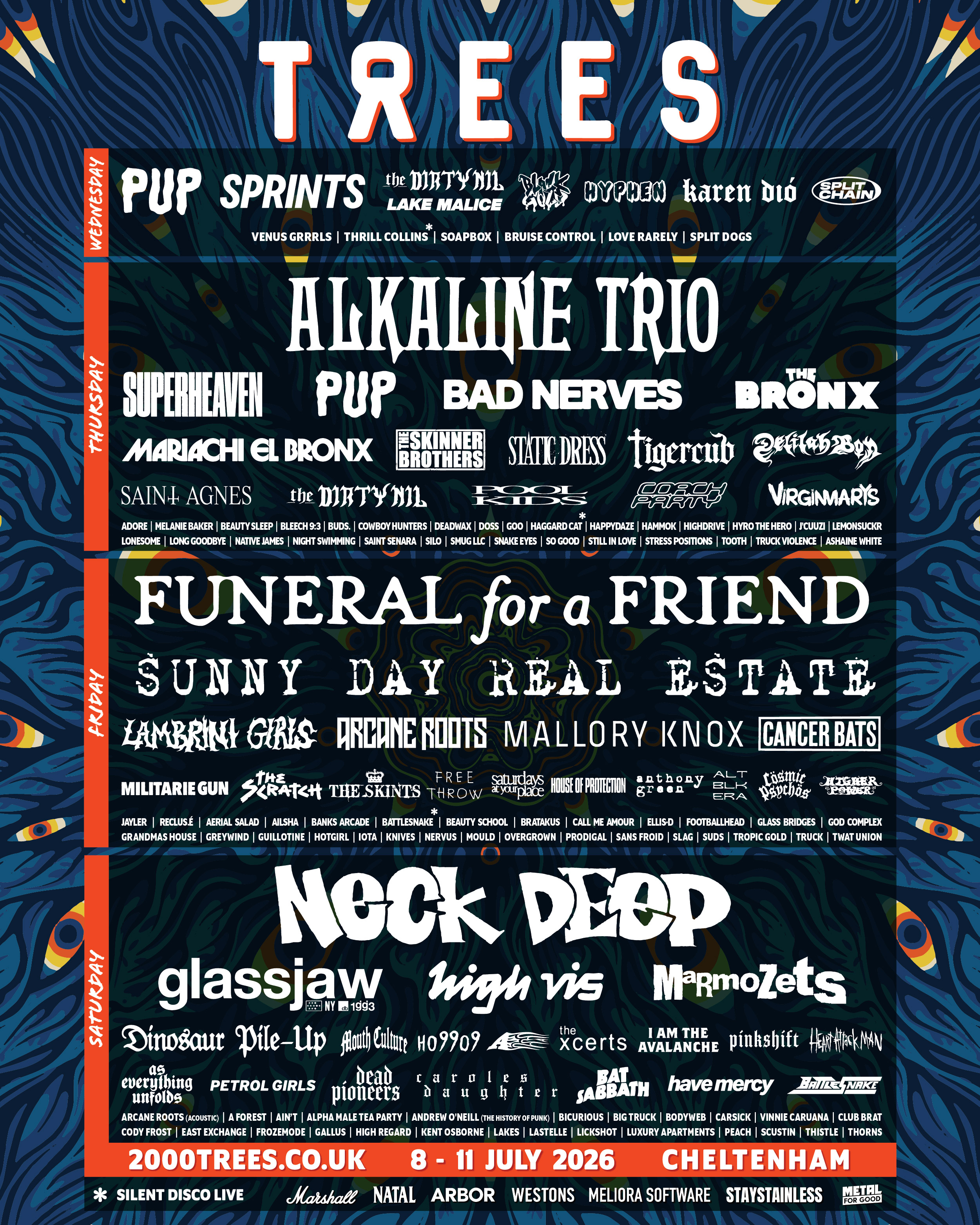 line up poster