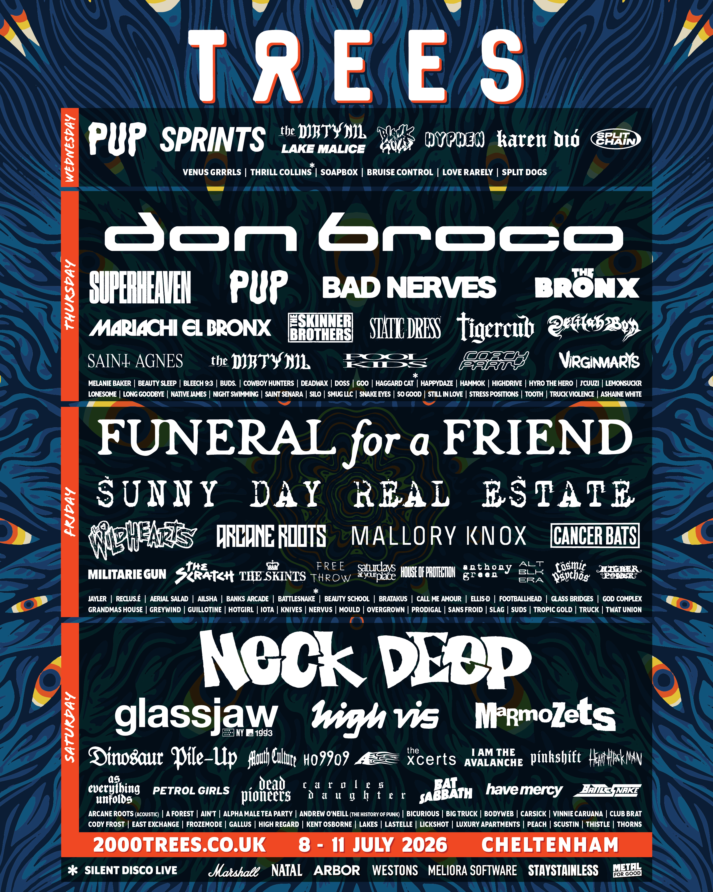 line up poster