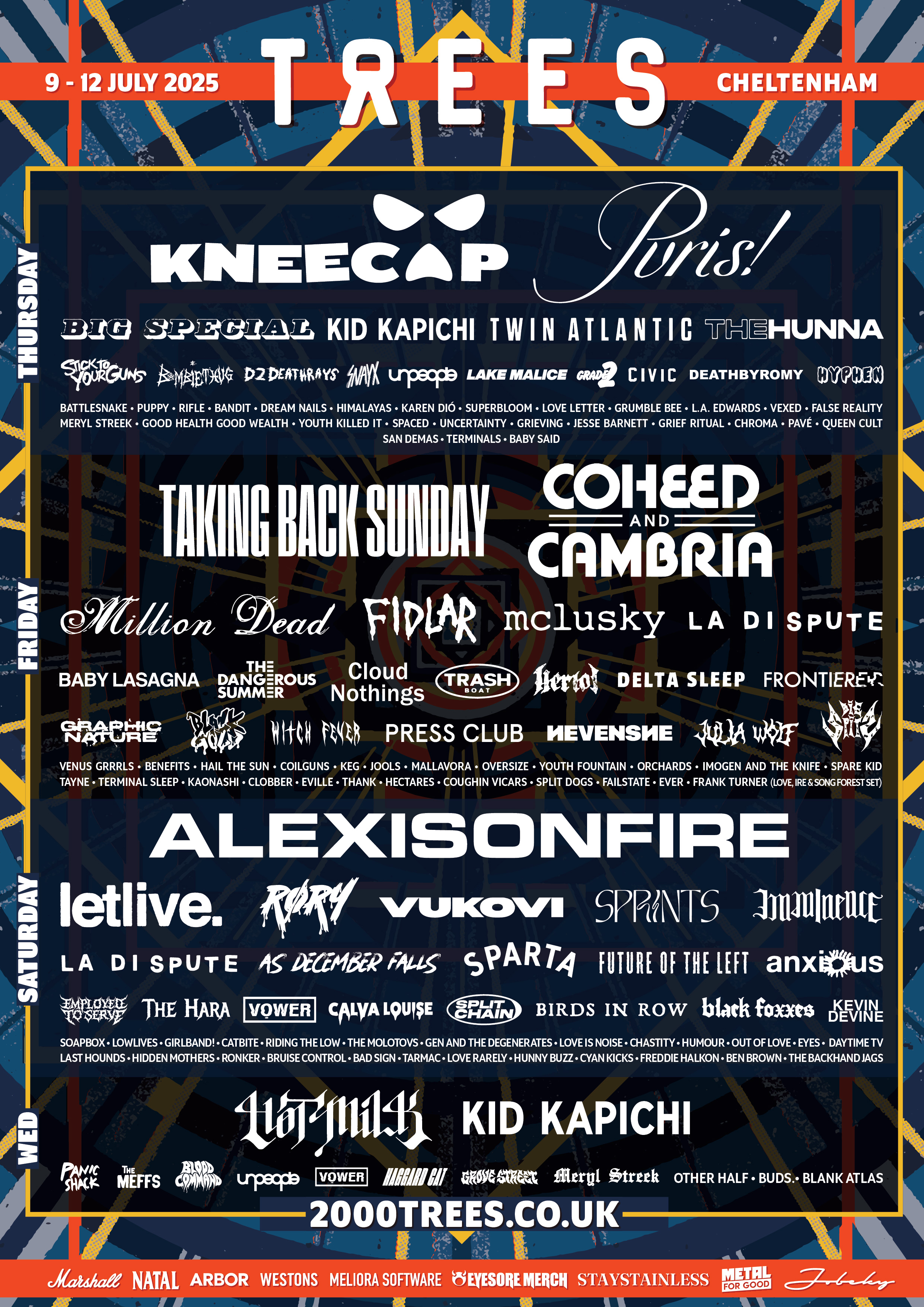 line up poster