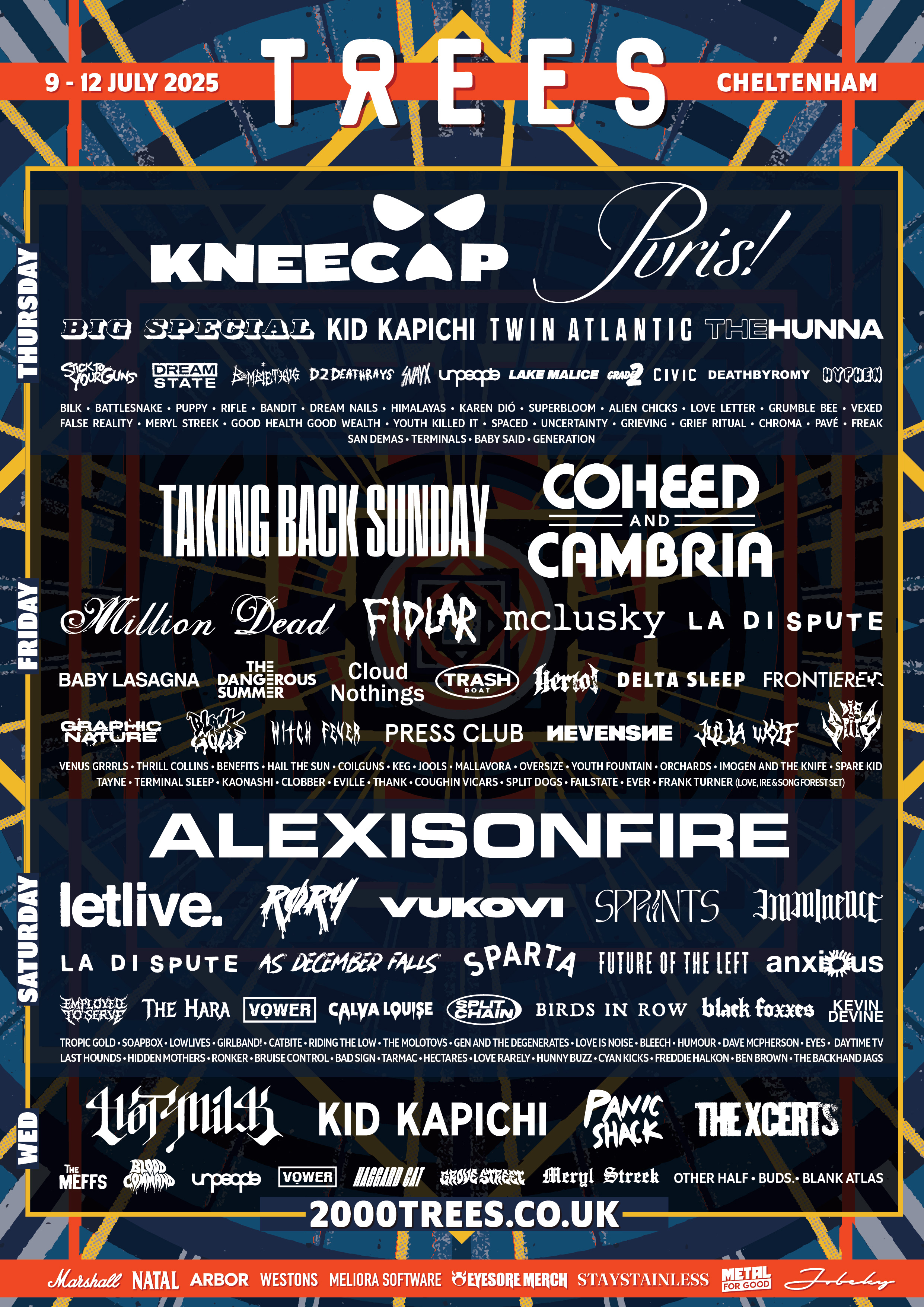line up poster